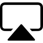 Airplayvideo SVG Icon